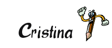 Nombre animado Cristina 12